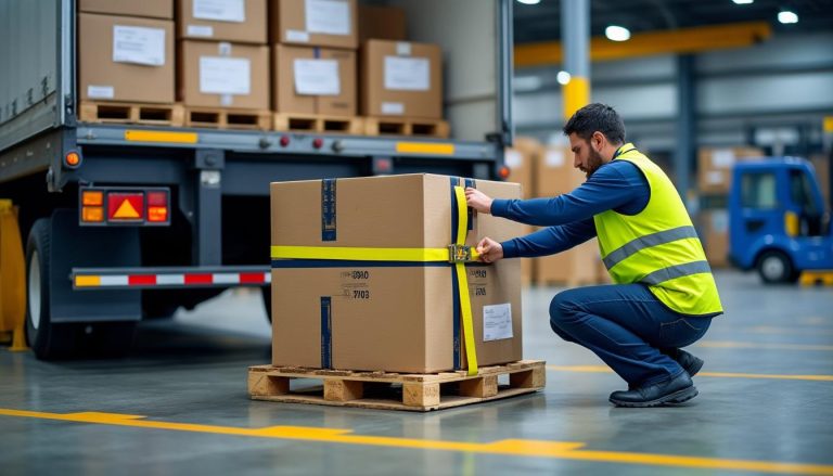 découvrez comment fonctionne une sangle d'arrimage pour camion et les meilleures pratiques pour sécuriser votre chargement efficacement.