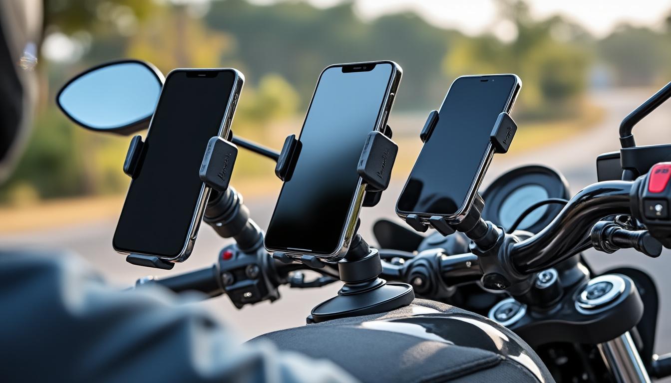découvrez nos supports téléphone pour moto alliant sécurité, fixation optimale et compatibilité avec tous les modèles. gardez votre smartphone accessible et protégé lors de vos trajets.